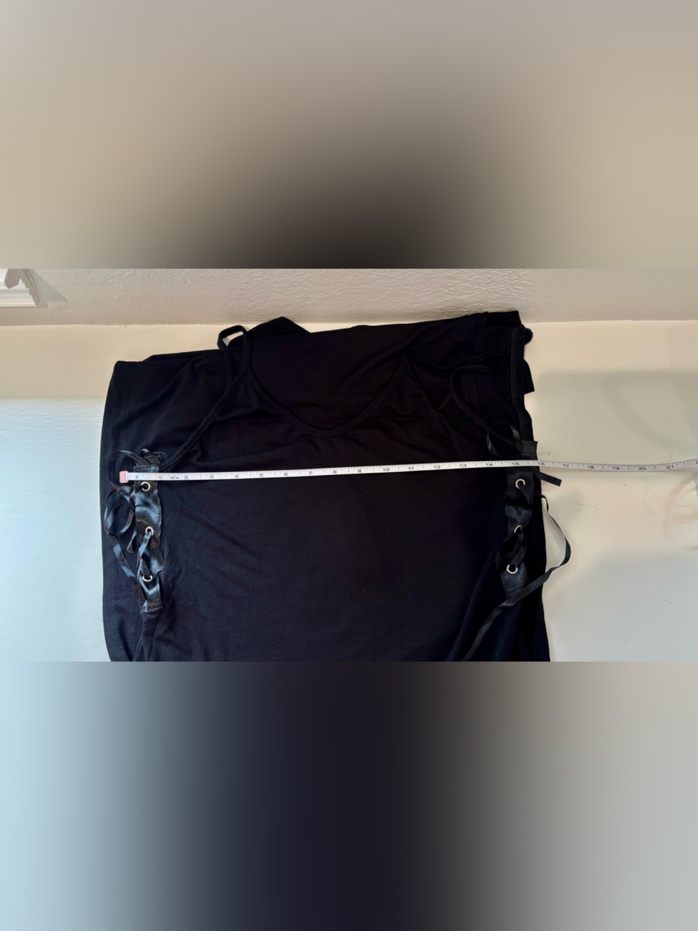 Boohoo Petite Black Side-Tie Spaghetti Strap Maxi Dress NWT - Picture 15 of 15